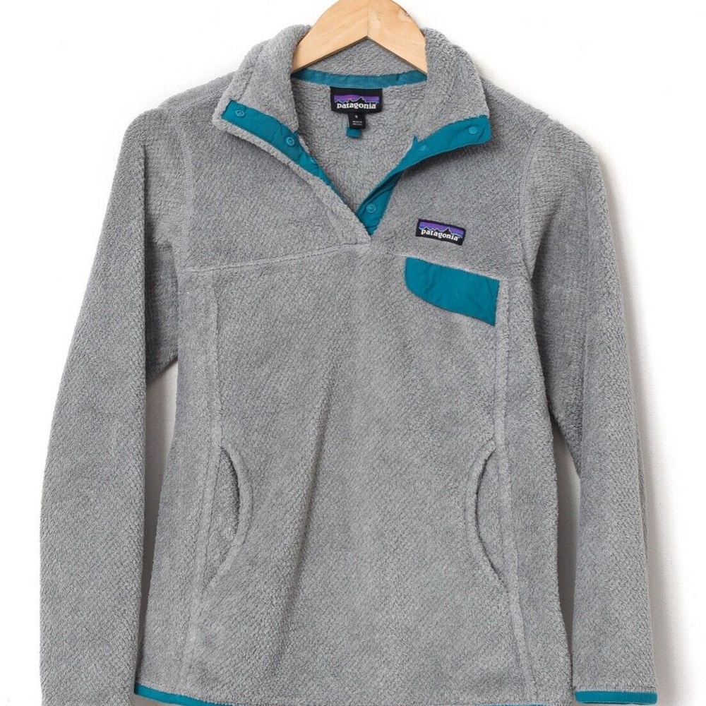 PATAGONIA Retool Snap-T Fleece Pullover Gray Teal